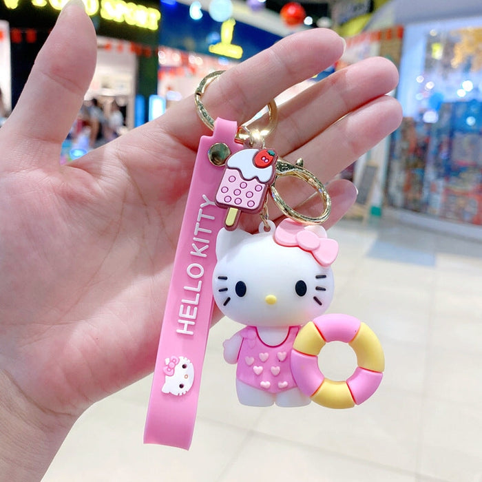 Wholesale PVC Yellow Pudding Dog Key Chain Chain （F）JDC-KC-Gongz023 Keychains 宫泽 Wholesale Jewelry JoyasDeChina Joyas De China