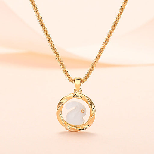 Wholesale Rabbit Necklace Little Rabbit Pendant Collarbone Chain Necklaces JoyasDeChina Wholesale Jewelry JoyasDeChina Joyas De China