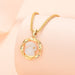 Wholesale Rabbit Necklace Little Rabbit Pendant Collarbone Chain Necklaces JoyasDeChina Jade rabbit necklace gold color (cauliflower chain) Wholesale Jewelry JoyasDeChina Joyas De China