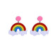 Wholesale Rainbow Acrylic Earrings JDC-ES-GANL008 Earrings 甘来 A Wholesale Jewelry JoyasDeChina Joyas De China