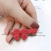 Wholesale red alloy hair circle JDC-HS-Jiax001 Hair Scrunchies 佳芯 2147 Bulk Wholesale Jewelry JoyasDeChina Joyas De China