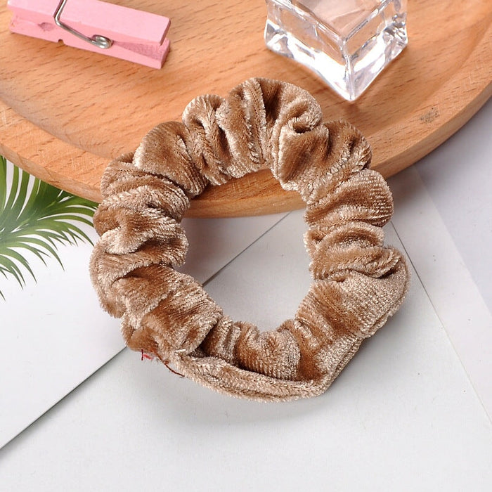 Wholesale red flannel hair band JDC-HS-h402 Hair Scrunchies 妙德 Wholesale Jewelry JoyasDeChina Joyas De China