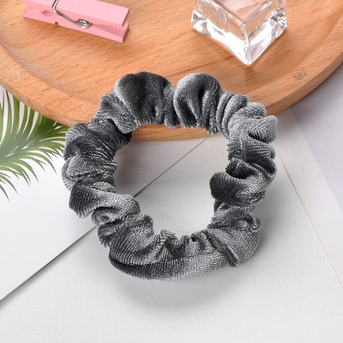 Wholesale red flannel hair band JDC-HS-h402 Hair Scrunchies 妙德 Wholesale Jewelry JoyasDeChina Joyas De China