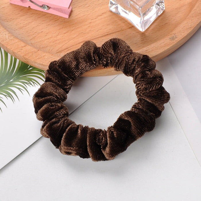 Wholesale red flannel hair band JDC-HS-h402 Hair Scrunchies 妙德 Wholesale Jewelry JoyasDeChina Joyas De China