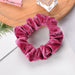 Wholesale red flannel hair band JDC-HS-h402 Hair Scrunchies 妙德 Wholesale Jewelry JoyasDeChina Joyas De China