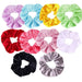 Wholesale red flannel hair circle JDC-HS-h407 Hair Scrunchies 妙德 1#10 sets Wholesale Jewelry JoyasDeChina Joyas De China