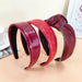 Wholesale red leather fabric headband JDC-HD-O382 Headband 潮炫 Wholesale Jewelry JoyasDeChina Joyas De China