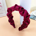 Wholesale red leather fabric headband JDC-HD-O382 Headband 潮炫 I Wholesale Jewelry JoyasDeChina Joyas De China