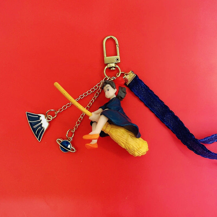 Wholesale Red Resin Little Witch Keychain JDC-KC-Gongz022 Keychains 宫泽 Wholesale Jewelry JoyasDeChina Joyas De China