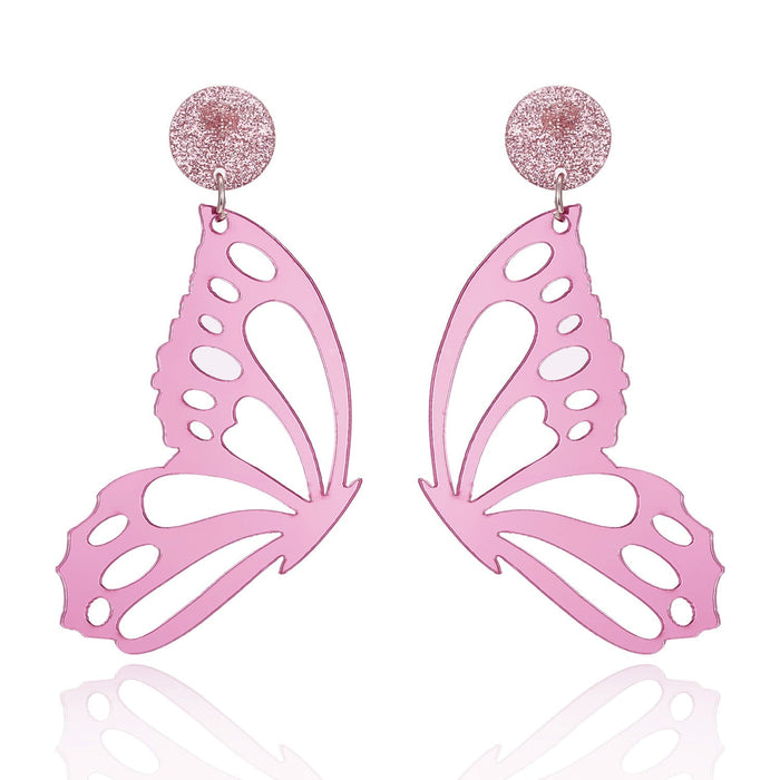 Wholesale Resin Butterfly Ear Hooks JDC-ES-GM007 Earrings 冈麦 ER21Y0713 Wholesale Jewelry JoyasDeChina Joyas De China