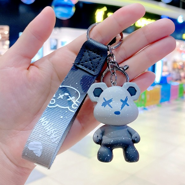 Wholesale Resin Chameleon Bear Keychain JDC-KC-Gongz010 Keychains 宫泽 Wholesale Jewelry JoyasDeChina Joyas De China