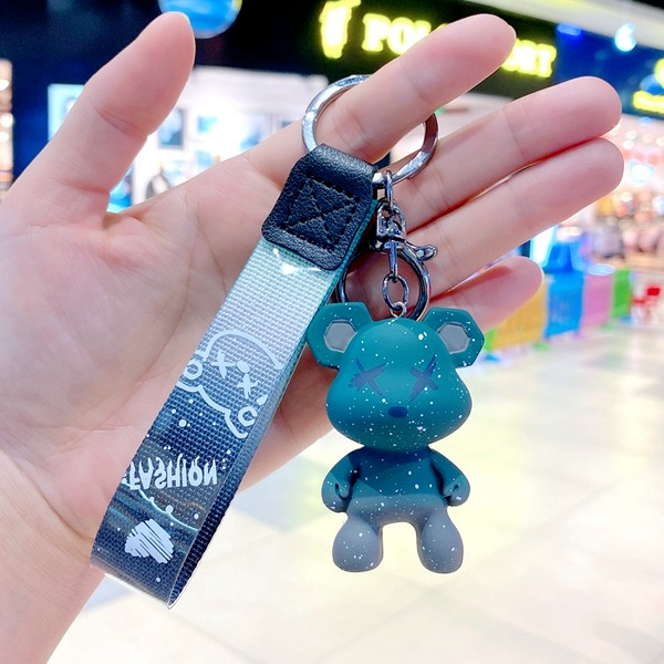 Wholesale Resin Chameleon Bear Keychain JDC-KC-Gongz010 Keychains 宫泽 Wholesale Jewelry JoyasDeChina Joyas De China