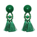 Wholesale resin tassel earrings JDC-ES-LIUM023 Earrings 榴芒 Wholesale Jewelry JoyasDeChina Joyas De China