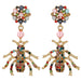 Wholesale Rhinestone Alloy Bee Earrings JDC-ES-JJ352 Earrings 聚嘉 color Wholesale Jewelry JoyasDeChina Joyas De China