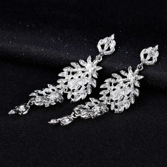 Wholesale rhinestone alloy earrings JDC-ES-GSDB0010 Earrings 丹比华比 Wholesale Jewelry JoyasDeChina Joyas De China