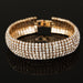 Wholesale rhinestone crystal gold bracelet JDC-BT-ZHONGW004 Bracelet 众薇 Wholesale Jewelry JoyasDeChina Joyas De China