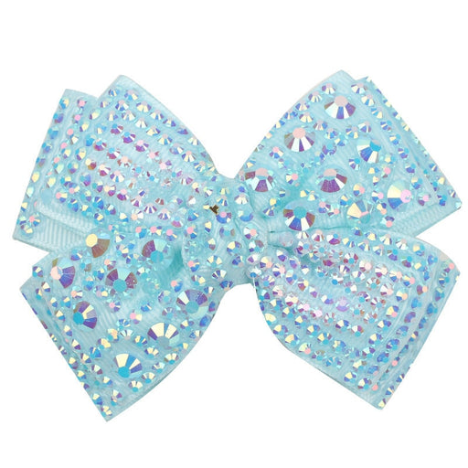 Wholesale Rib Fabric Rhinestone Pearl Bow Kids Hair Clip JDC-HC-Danzuo023 Hair Clips 丹左 blue Wholesale Jewelry JoyasDeChina Joyas De China