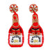 Wholesale Rice Beads Wine Bottle Shape Earrings JDC-ES-LIUM002 Earrings 榴芒 55685-RD Wholesale Jewelry JoyasDeChina Joyas De China