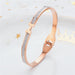 Wholesale rose gold stainless steel bracelet JDC-BT-Kucai003 Bracelet 酷彩 Wholesale Jewelry JoyasDeChina Joyas De China