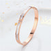 Wholesale rose gold stainless steel bracelet JDC-BT-Kucai003 Bracelet 酷彩 Wholesale Jewelry JoyasDeChina Joyas De China