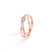 Wholesale rose gold stainless steel open ring rose JDC-RS-Aiqs001 Rings CADDCENG/卡帝臣实力 Wholesale Jewelry JoyasDeChina Joyas De China