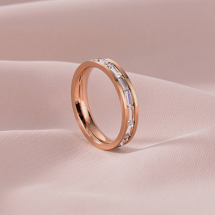 Wholesale rose gold stainless steel open ring rose JDC-RS-Aiqs001 Rings CADDCENG/卡帝臣实力 rectangle 6 Wholesale Jewelry JoyasDeChina Joyas De China