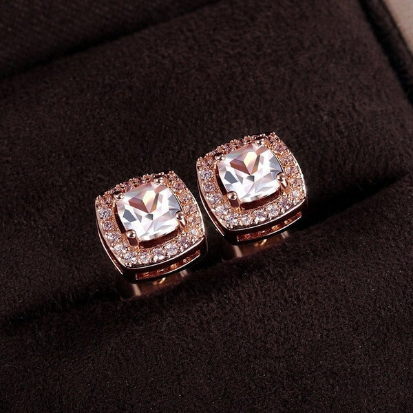 Wholesale Round Alloy Zircon Earrings JDC-ES-Beid001 Rings 贝迪 Wholesale Jewelry JoyasDeChina Joyas De China