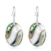 Wholesale round shell earrings JDC-ES-GSDB022 Earrings 丹比华比 1 Wholesale Jewelry JoyasDeChina Joyas De China