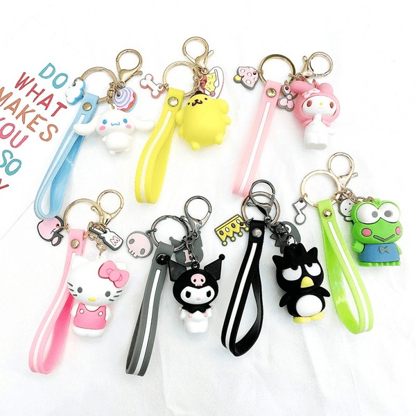 Wholesale Rubber Yellow Keychain （F）JDC-KC-Gongz001 Keychains 宫泽 Wholesale Jewelry JoyasDeChina Joyas De China