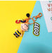 Wholesale Rubber Yellow Keychain （F）JDC-KC-Gongz001 Keychains 宫泽 Charlie lego Independent opp dress Wholesale Jewelry JoyasDeChina Joyas De China