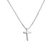 Wholesale S925 sterling silver simple cross necklace women's clavicle chain all-match pendant necklace Necklaces JoyasDeChina Wholesale Jewelry JoyasDeChina Joyas De China