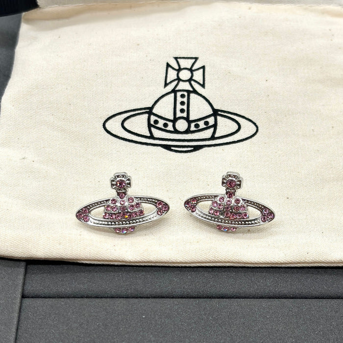 Wholesale Saturn Pearl Necklace Women's Style Pin Stereo Planet Neck Chain Wool Chain Clavicle Chain Necklaces JoyasDeChina Classic saturn pink earrings Wholesale Jewelry JoyasDeChina Joyas De China