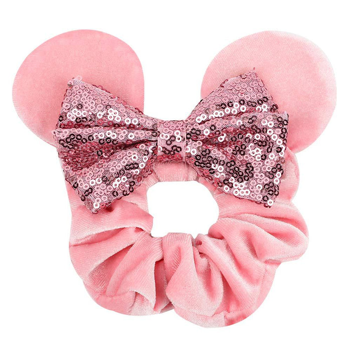 Wholesale Sequin Bow Flannel Kids Hair Scrunchies (F) JDC-HS-Danzuo007 Hair Scrunchies 丹左 Wholesale Jewelry JoyasDeChina Joyas De China