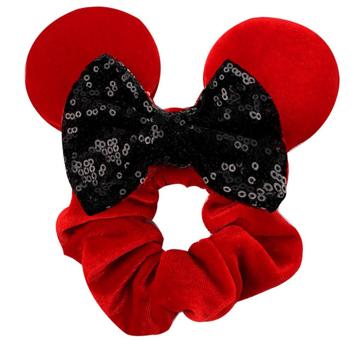 Wholesale Sequin Bow Flannel Kids Hair Scrunchies (F) JDC-HS-Danzuo007 Hair Scrunchies 丹左 red Wholesale Jewelry JoyasDeChina Joyas De China