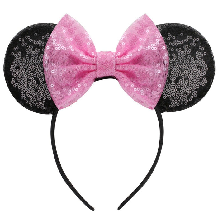 Wholesale Sequin Bow Kids Headband (F)JDC-HD-Danzuo005 Headband 丹左 pink Wholesale Jewelry JoyasDeChina Joyas De China