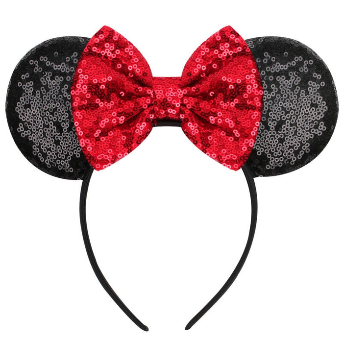 Wholesale Sequin Bow Kids Headband (F)JDC-HD-Danzuo005 Headband 丹左 red Wholesale Jewelry JoyasDeChina Joyas De China