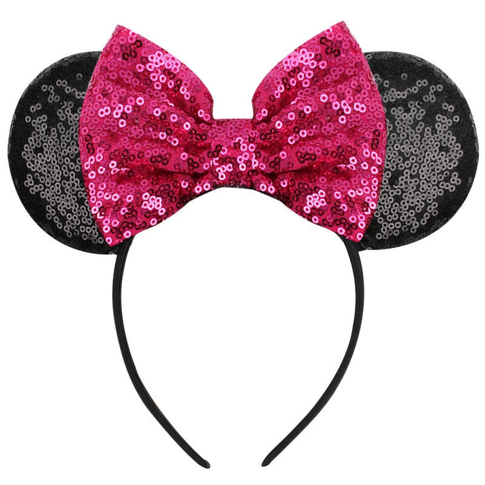 Wholesale Sequin Bow Kids Headband (F)JDC-HD-Danzuo006 Headband 丹左 pink Wholesale Jewelry JoyasDeChina Joyas De China