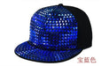 Wholesale Sequin Punk Canvas Hip Hop Flat Brim Cap Baseball Hat JDC-FH-Qiuj003 Fashionhat 秋婕 Wholesale Jewelry JoyasDeChina Joyas De China