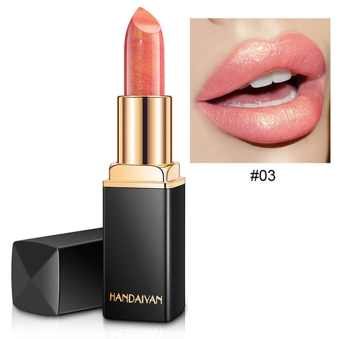 Wholesale shiny pearlescent discoloration warm lipstick JDC-MK-HDY005 lipstick 韩黛妍 Wholesale Jewelry JoyasDeChina Joyas De China