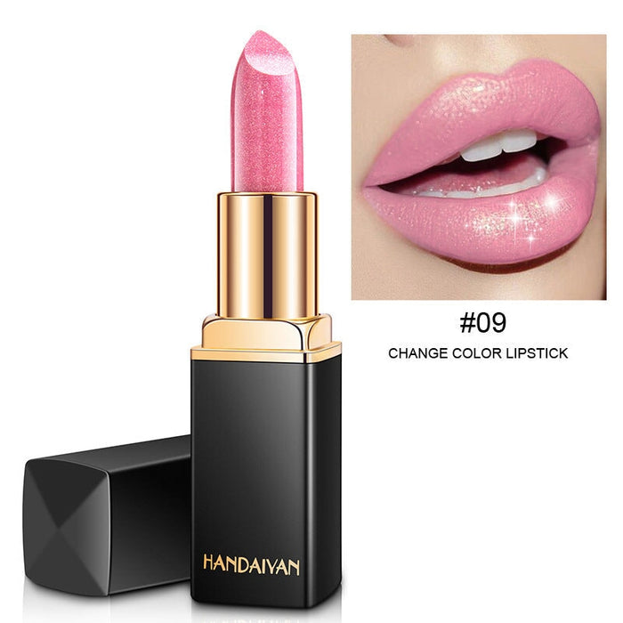 Wholesale shiny pearlescent discoloration warm lipstick JDC-MK-HDY005 lipstick 韩黛妍 Wholesale Jewelry JoyasDeChina Joyas De China