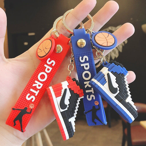 Wholesale Silicone Basketball Shoes Keychain JDC-KC-MeiZ001 Keychains 美庄 Wholesale Jewelry JoyasDeChina Joyas De China