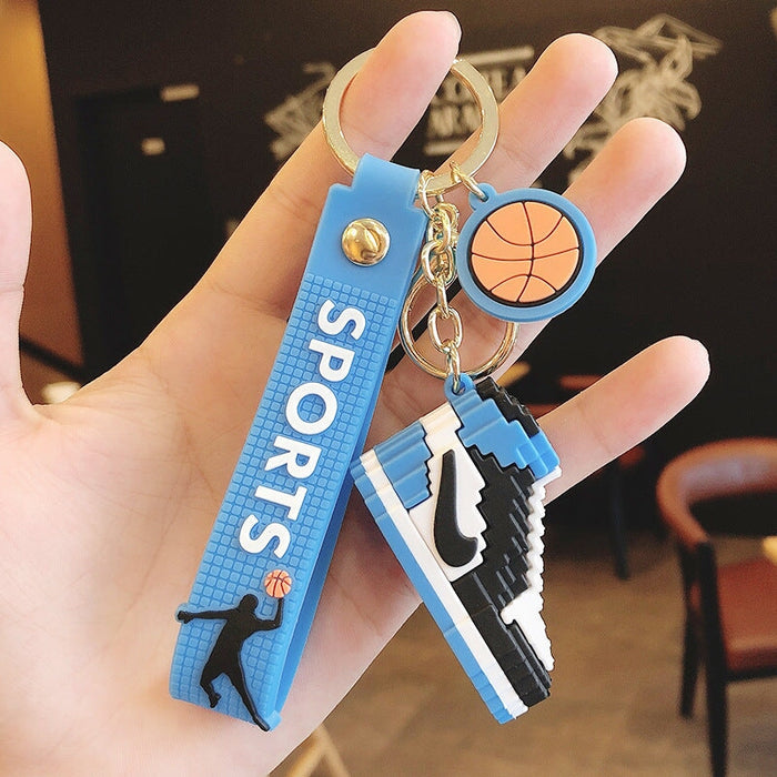 Wholesale Silicone Basketball Shoes Keychain JDC-KC-MeiZ001 Keychains 美庄 A-3168-6 Wholesale Jewelry JoyasDeChina Joyas De China