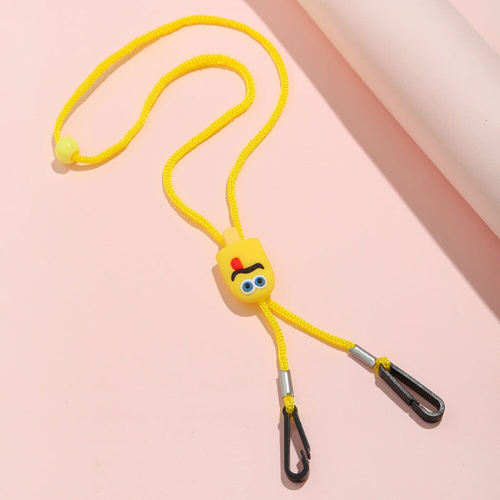 Wholesale Silicone Cartoon Adjustable Strap Resistant Children's Mask Chain JDC-MC-ZhanY010 Maskchain 展言 09 Wholesale Jewelry JoyasDeChina Joyas De China