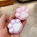 Wholesale silicone cat cat paw car keychains JDC-KC-Aolong004 Keychains 傲龙 Wholesale Jewelry JoyasDeChina Joyas De China