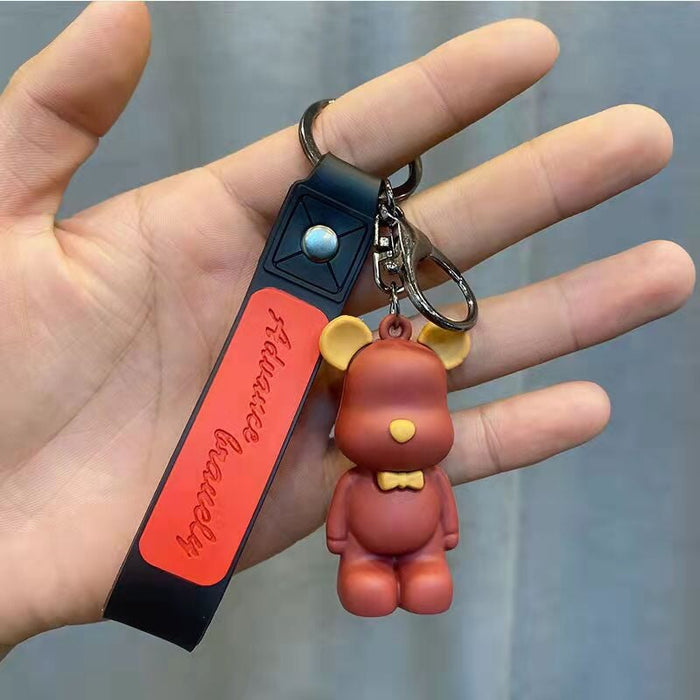 Wholesale Silicone Decompression Coin Purse Keychain JDC-KC-FeiRun020 Keychains 飞润 Bear red Wholesale Jewelry JoyasDeChina Joyas De China