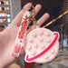 Wholesale Silicone Decompression Coin Purse Keychain JDC-KC-FeiRun020 Keychains 飞润 pink-planet bag Wholesale Jewelry JoyasDeChina Joyas De China