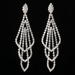 Wholesale Silver Punk Alloy Rhinestone Tassel Stud Earrings JDC-ES-ZHONGW020 Earrings 众薇 Wholesale Jewelry JoyasDeChina Joyas De China