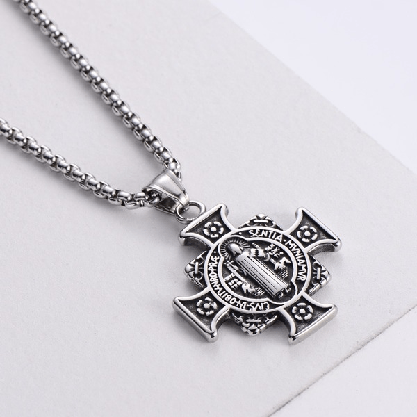 Wholesale Silver Stainless Steel Necklace JDC-NE-Aimi011 Necklaces 爱米萝 Wholesale Jewelry JoyasDeChina Joyas De China