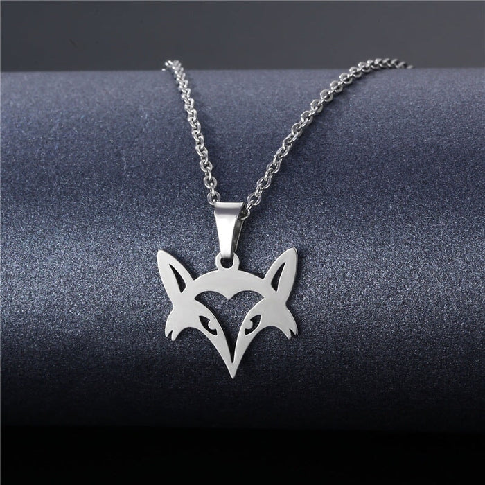 Wholesale silver stainless steel necklace JDC-NE-MINGM001 Necklace 敏萌 Wholesale Jewelry JoyasDeChina Joyas De China