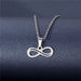 Wholesale silver stainless steel necklace JDC-NE-MINGM001 Necklace 敏萌 Wholesale Jewelry JoyasDeChina Joyas De China